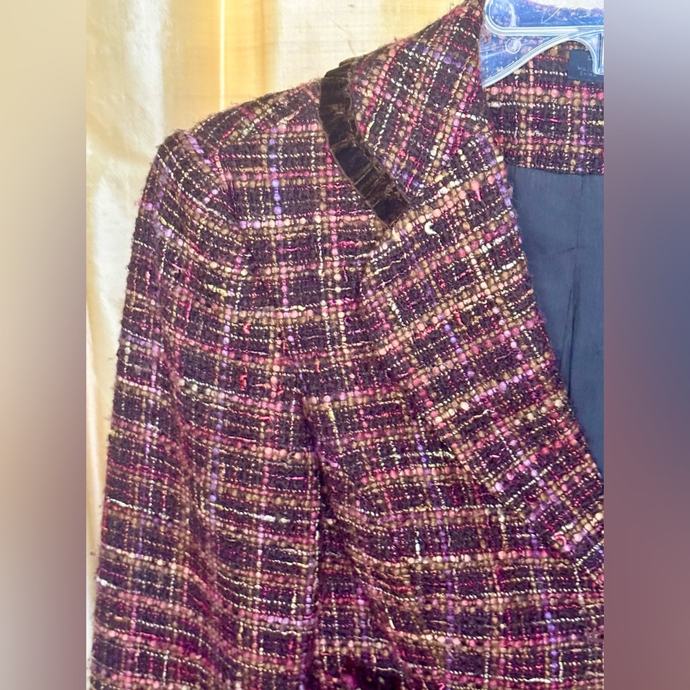 Express Boucle Wool Blazer - image 3